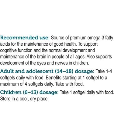 Genuine Health Omega3+ Think 60 softgels 1000mg DHA 400mg EPA Supports healthy cognitive function Wild-caught Non-GMO 60 count (Pack of 1) Think - Buy Online on GoSupps.com