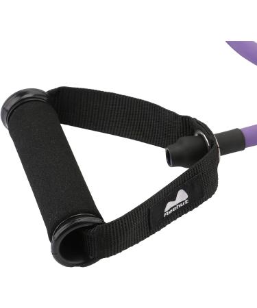 REEHUT Resistance Bands - 7-Purple (45-50 lbs.) with Handles, Door Anchor, and Manual for Strength Training, Physical Therapy, Fitness, Pilates, and Home Workouts - Buy Online on GoSupps.com