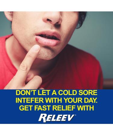 Releev 1 Day Cold Sore Symptom Relief Soothing Non-Irritating Patented Viracea Formula 1 ml (Pack of 3) - Buy Online on GoSupps.com