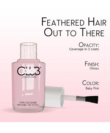 Color Club Pastel Neon Collection Nail Lacquer - Feathered Hair Out to There-Baby Pink - Buy Online on GoSupps.com
