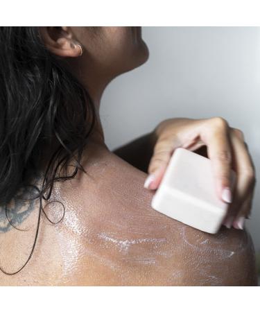 ATTITUDE Body Scrub Bar - Plant and Mineral-Based | EWG Verified | Vegan & Cruelty-Free | Sandalwood 4oz - Buy Online on GoSupps.com
