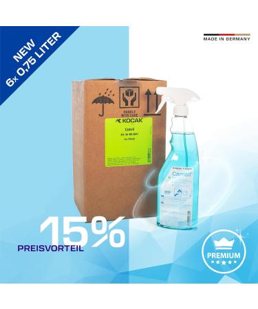 Camsil Premium Glass & Surface Cleaner 750ml | Universal Cleaner with Spray Head | Made in Germany by Kocak F. M. - International Shipping Available - Buy Online on GoSupps.com