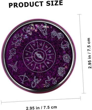 Homsfou Contact Lens Container Set - Travel-Friendly Storage Case for Contacts - Compact & Convenient Suitcases in Violet - 7.5x3cm - Buy Online on GoSupps.com