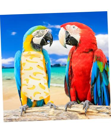 PopetPop 6-Piece Parrot Suit Set - Cotton Windproof Outfit for Parrots | Ideal for Deaf Birds - Shop Internationally! - Buy Online on GoSupps.com