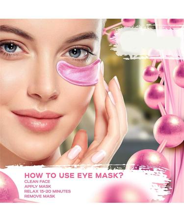 Adofect Collagen Eye Mask - 30 Pairs, Moisturizing, Wrinkle & Dark Circle Treatment - Buy Online on GoSupps.com