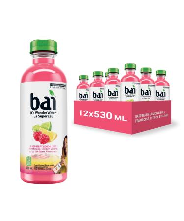Bai Antioxidant Infusion Flavoured Water Beverage Raspberry Lemon Lime 530 mL 12-Count 12-Raspberry Lemon Lime