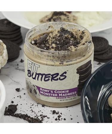 Fit Butter Rory's Cookie Monster Madness Cashew Butter - Cookies & Cream Flavor - Buy Online on GoSupps.com