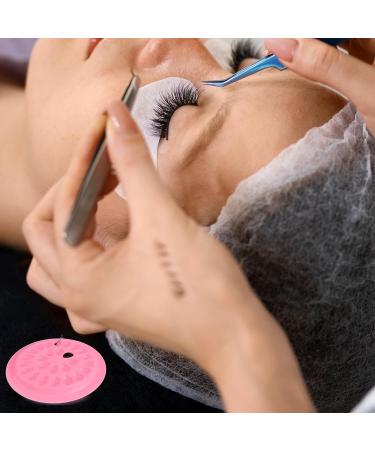 100 Pcs False Eyelashes Glue Holders - Disposable Lash Glue Trays & Rings for Eyelash Extensions - Optimize Application & Comfort - Buy Online on GoSupps.com