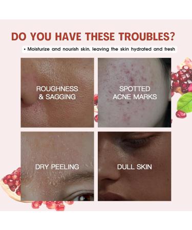 Red Pomegranat Hydrating Sheet Mask Face Masks Skincare Moisturizing Face Mask Repairing Facial Mask Skincare Smooth Skin Tone for All Skin Types - Buy Online on GoSupps.com