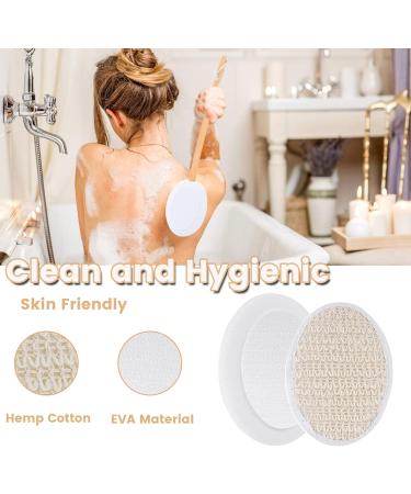 Calvage Aid 7-Piece Back Brush Set - Multifunctional Bathing Brush for Peeling Massage & Lotion Application - Long Stem Design for Easy Reach - Buy Online on GoSupps.com