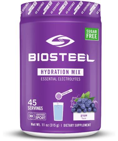 BioSteel Hydration Mix (Grape Flavour 45 Servings) + BioSteel Shaker Cup with Wire Whisk Blender Ball (24oz) 315 g (Pack of 1) Drink + Shaker Cup - Buy Online on GoSupps.com