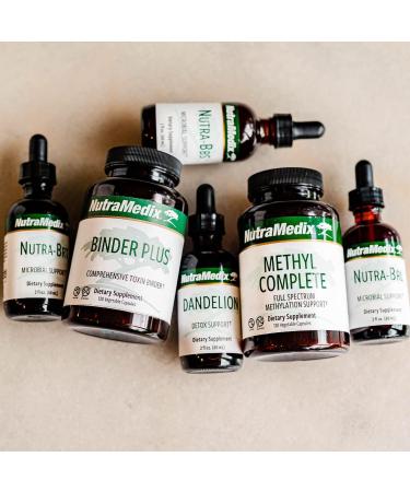 NutraMedix Binder Plus - Toxin Binder & Detoxifier with Prebiotics Antioxidants Aloe Vera & Charcoal (120 Capsules) - International Shipping Available - Buy Online on GoSupps.com