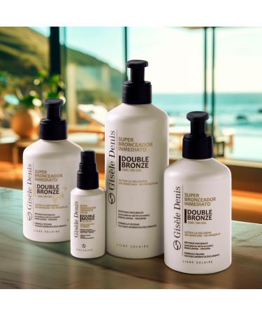 Gisele Denis GIS LE DENIS Double Bronze Gold Super Instant Body Tanner 250 ml Cream tanner Tanning accelerator for the body Sunscreen Pleasant natural fragrance Vegan formula - Buy Online on GoSupps.com