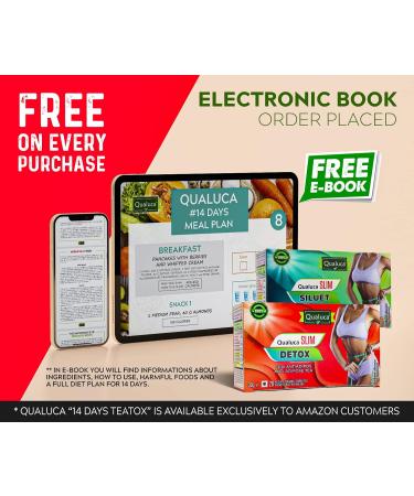  Qualuca Qualuca Slim Detox | Detox Tea | Detoxifying Tea | Purifying Tea | Herbal Tea | 2 Pack | 60g - Buy Online on GoSupps.com