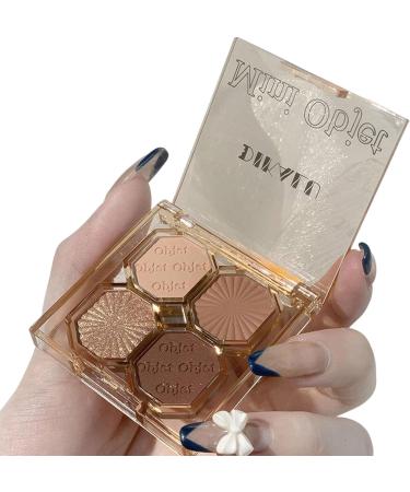 XGZ Eyeshadow Makeup Shimmer Glitter Eye Shadow Long Lasting Self-Adhesive Eye Shadow Neutral Cosmetic Eye Shadow 4 Colors - Buy Online on GoSupps.com