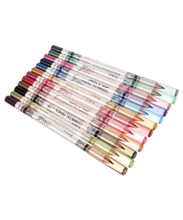 TOVINANNA 36 Pcs Eyeliner Pen Colorful Eyeliner Makeup Eyeliner Eye Lip Liner Make up 1 count (Pack of 1) As Shownx3pcs