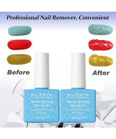 Buy 2 Packs Nail Polish Remover (15ml) - Fast Gel Nail Polish Removal with Scraper & Cuticle Pusher - No Foil or Soaking Needed - International Shipping Available - Buy Online on GoSupps.com