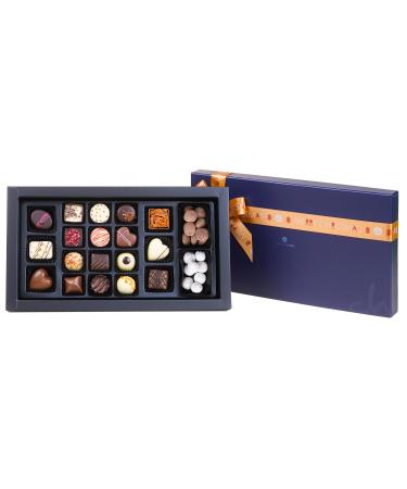CHOCOLISSIMO Xmas Moments Lunch - Chocolates - 18 chocolates and two varieties of chocolate nuts | Christmas Chocolate | Christmas Sweets | Chocolate | Adult | Men | Women | Men | Women