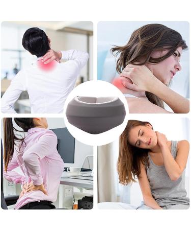 Neck Brace Neck Support - Foam Neck Brace Soft Cervical Collar Neck Brace to Relieve Spinal Pressure Stabilize for Sleeping Gray - Buy Online on GoSupps.com