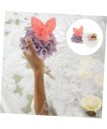 2pcs Exfoliating Cartoon Bath Ball - Mesh Shower Loofah & Body Wash Scrubber for Clean & Healthy Skin - Buy Online on GoSupps.com