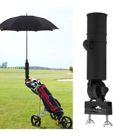 OhhGo Golf Trolley Umbrella Holder - Universal Golf Cart Stand - Black - Buy Online on GoSupps.com