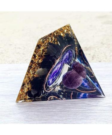 Ogan Pyramid Energy Natural Protection Stone for Home & Office - Reiki Chakra Healing - Buy Online on GoSupps.com