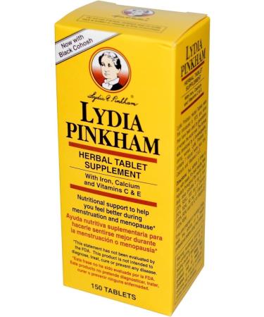 Lydia Pinkham Menopause Tablets - 150 Tablets - Buy Online on GoSupps.com