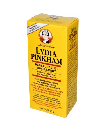 Lydia Pinkham Tablets Menopause Lydia Pinkham 150 Tablets by Lydia Pinkham