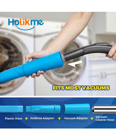 Holikme Dryer Vent Cleaner Kit - Vacuum Attachment Brush & Lint Remover - Blue - Buy Online on GoSupps.com