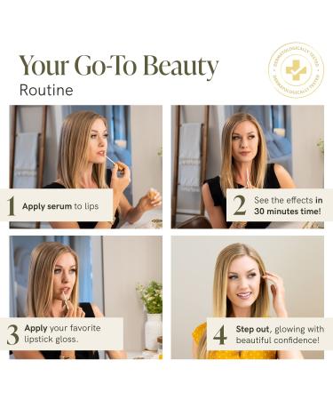 Bee Rx Lip Plumping Serum with Bee Venom & Kanuka Honey - Anti-Aging Lip Care & Moisturizer - Buy Online on GoSupps.com