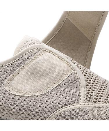 Shop Women's Wide Width Diabetic Shoes - Arch Support & Extra Wide Sneakers for Foot Pain Relief | Orthopedic Walking Footwear in Beige - Buy Online on GoSupps.com
