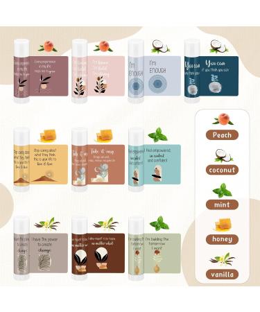 Bulk Mental Health Awareness Gifts | Inspirational Lip Balm & Affirmation Cards for Self Care - Perfect Stress Relief Gifts for Family and Friends (50 Sets - Buy Online on GoSupps.com