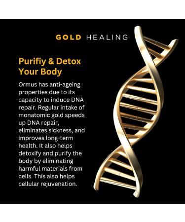 Gold Healing ORMUS Powder 25g of monatomic gold mana mufkutz orbitally rearranged monatomic elements for mind brain body and spirit (1) - Buy Online on GoSupps.com