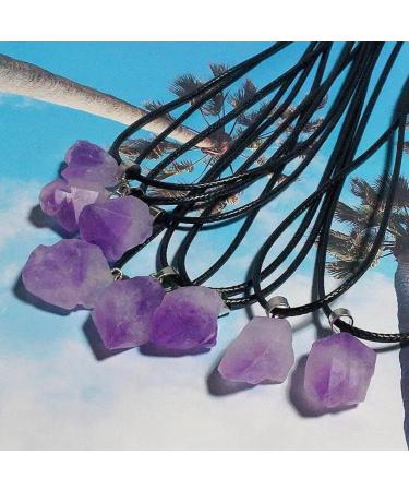raw Crystals Stones Amethyst Crystal pendent for Home Decoration 1PC - Buy Online on GoSupps.com