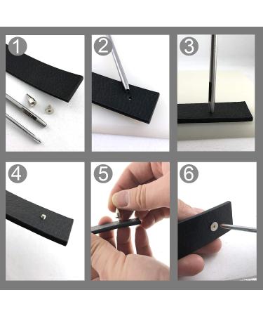 100 Sets 9MM Gun Metal Spikes and Studs - Screw Back Rapid Rivets for Clothing, Shoes, Leather Craft - Punk Studs and Spikes Accessories - Buy Online on GoSupps.com