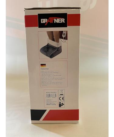 Grafner 100W Electric Foot Warmers - 3 Temperature Levels Washable Teddy Feet Automatic Switch-Off - Say Goodbye to Cold Feet! - Buy Online on GoSupps.com