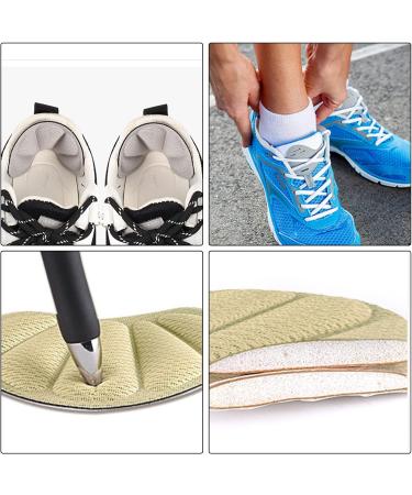 TSHAOUN Heel Cushion Pads - 6 Pairs, Prevent Grind Feet, Self-Adhesive Inserts for Women Men - Black Gray Beige - Buy Online on GoSupps.com