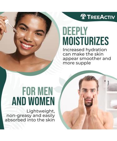 TreeActiv Anti Deep Wrinkle Serum - Vitamin C & Hyaluronic Acid for Fine Lines Dark Spots & Skin Elasticity - 60-Day Supply - Buy Online on GoSupps.com