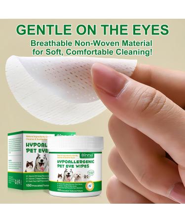 150 Pre-Soaked Cotton Pads for Dogs & Cats | Tear Stain Remover Towels | Eye Dirt & Infection Prevention - Buy Online on GoSupps.com