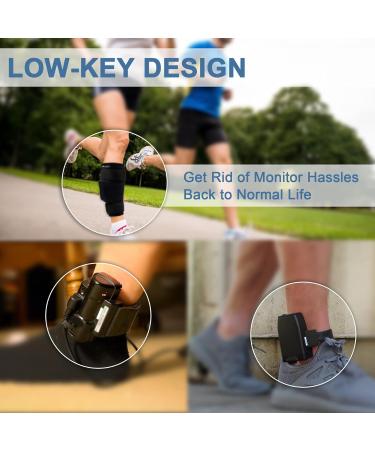Ankle Monitor Cover for Scram GPS Alcohol Bracelet | Adjustable Velcro Shock Absorbing Protective Cover for Men & Women (S/M - Buy Online on GoSupps.com