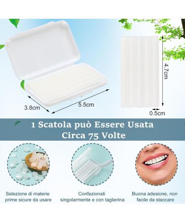 Buy Borisca Orthodontic Wax - 12 Cartridges & Spatula for Oral Care | Prevent Mouth & Lip Scratches - International Shipping Available - Buy Online on GoSupps.com