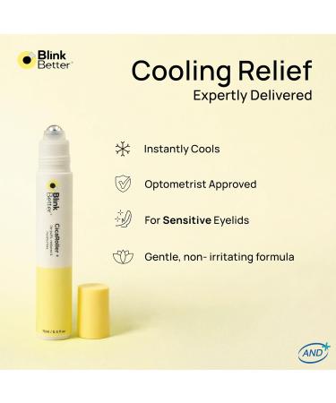 BlinkBetter CicaRoller+ Depuffing Eye Roller Serum for Eyelids and Under Eyes Cooling Rollerball with 2.5% Caffeine Peptides Cica & Panthenol Hydrates Soothes and Smooths Puffy Eyes 15 ml - Buy Online on GoSupps.com
