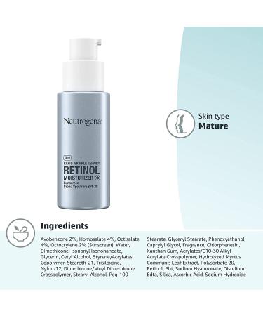 Neutrogena Rapid Wrinkle Repair Moisturizer SPF 30 - Anti-Aging & Sun Protection (1 fl oz) - Buy Online on GoSupps.com