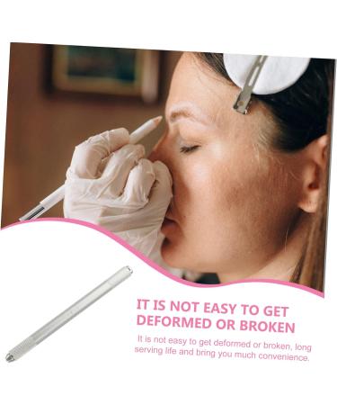 WOFASHPURET Eyebrow Makeup Pen double head tattoo pen tattooing brow pen Pen tool brow makeup pen eyebrow pencil manual Tattooing Brow Pencil 1 count (Pack of 1) Silver - Buy Online on GoSupps.com