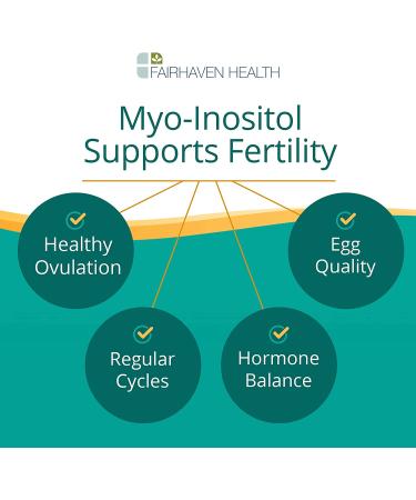 Fairhaven Health Myo-Inositol 120 Capsules - Support for Women & Menâ€™s Health - Buy Online on GoSupps.com