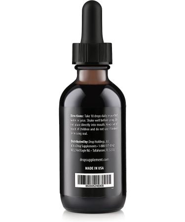 Organic Trace Minerals Electrolyte Drops with Fulvic Acid 2 oz | Alkaline Liquid Minerals for Water - Supports Gut Health, Energy, Stamina | Nutrient Uptake - Buy Online on GoSupps.com