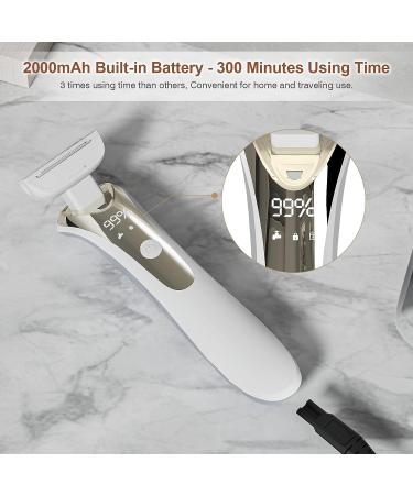 2022 Upgraded SURPN Electric Razors for Women - Waterproof & Safe Shaver for Pubic Hair, Legs & Bikini - 15 Flexible Heads for Close, Smooth Shave - Extra Head Included - Buy Online on GoSupps.com