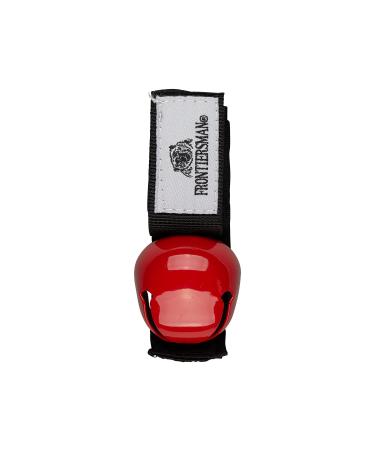 SABRE Frontiersman Bear Bell, Magnetic Silencer, Durable Hook and Loop Strap Attachment, Helps To Prevent Startling Bears While Hiking Red