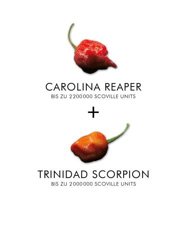Scovilla's Finest Brain Burner 100ml - Extremely Hot Chili Sauce with Trinidad Scorpion & Carolina Reaper | International Shipping - Buy Online on GoSupps.com