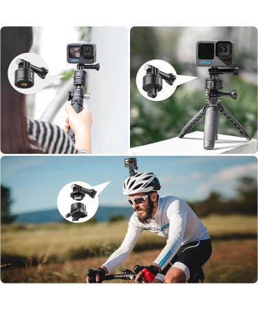 Go Quick II Basic Set Tripod Mount Accessories for Gopro Hero - Magnetic Quick Release Adapter forTripod/Bike/Helmet - Compatible with Gopro 10-5 & insta360 - GQII-2 - Buy Online on GoSupps.com